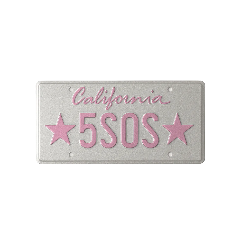 California Star License Plate