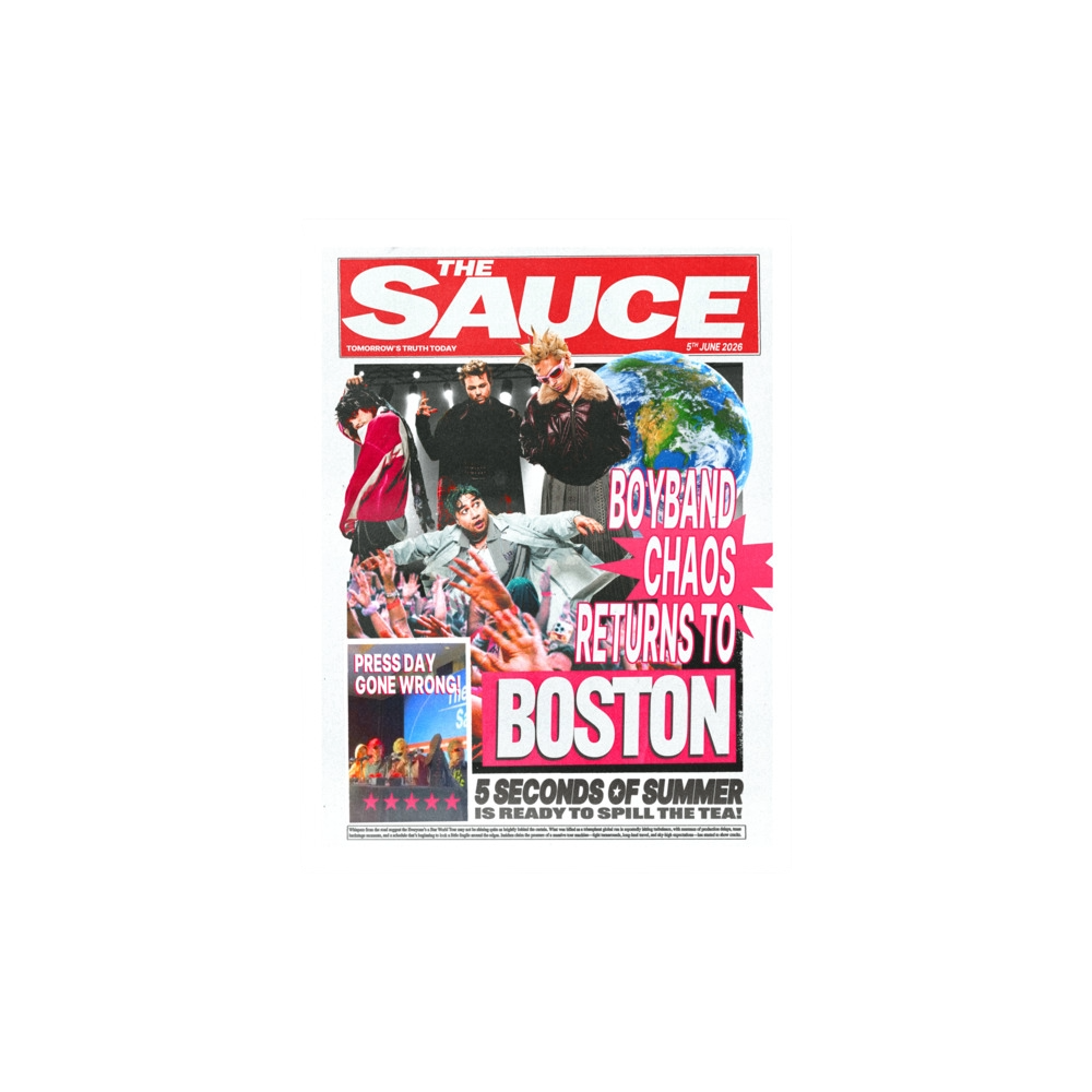 5SOS "The Sauce" Boston Limited Edition Lithograph