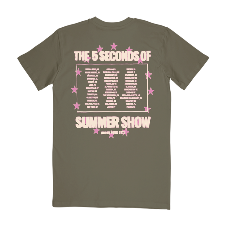 5SOS Army Green Tee