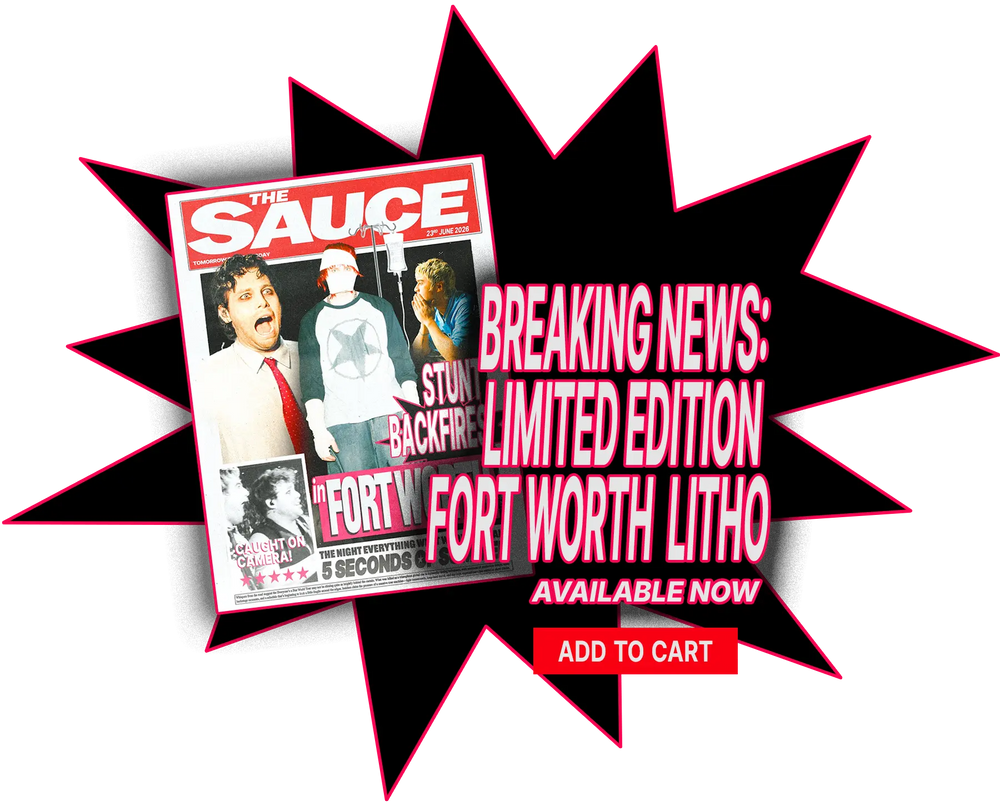 5SOS "The Sauce" Fort Worth Limited Edition Lithograph