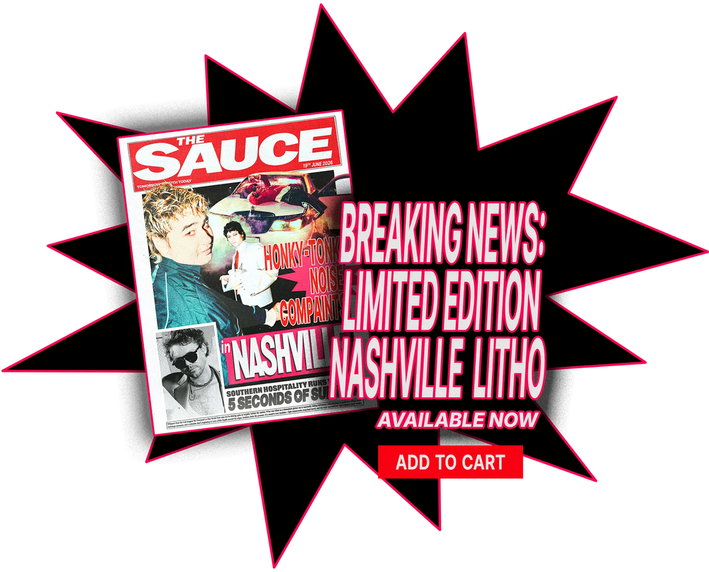 5SOS "The Sauce" Nashville Limited Edition Lithograph