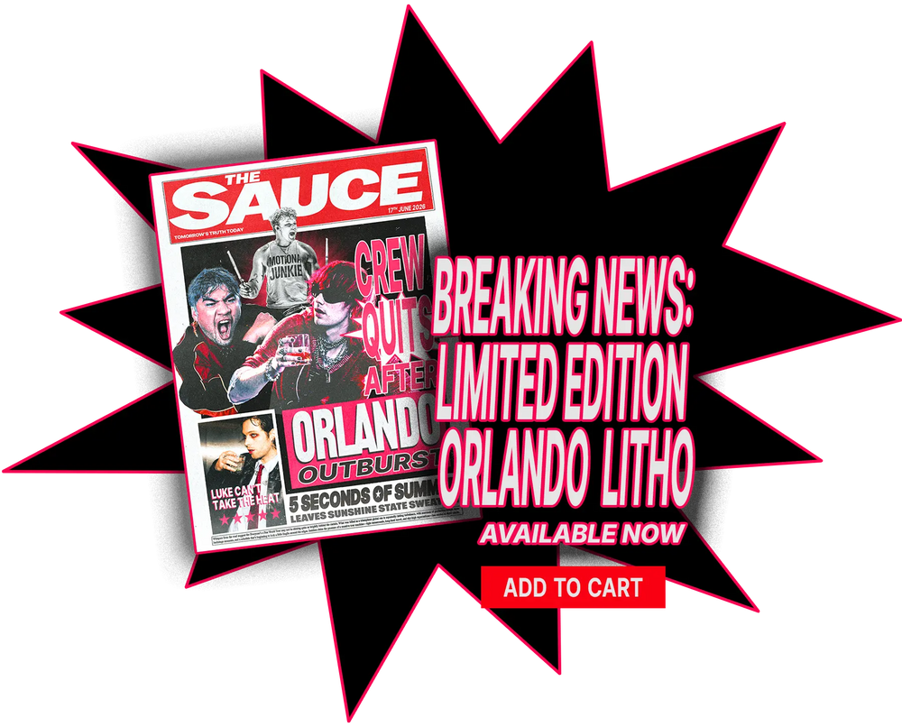 5SOS "The Sauce" Orlando Limited Edition Lithograph