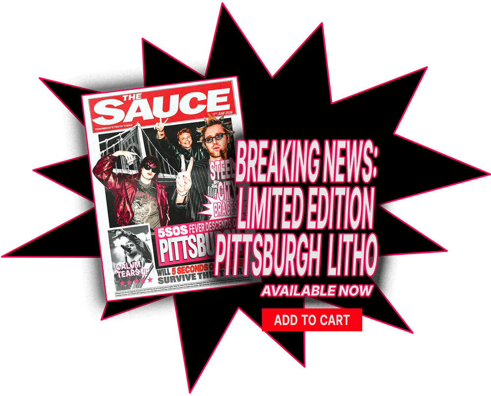 5SOS "The Sauce" Pittsburgh Limited Edition Lithograph