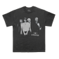 Black t-shirt with a graphic of four band members and '5 Seconds of Summer' logo on a white background